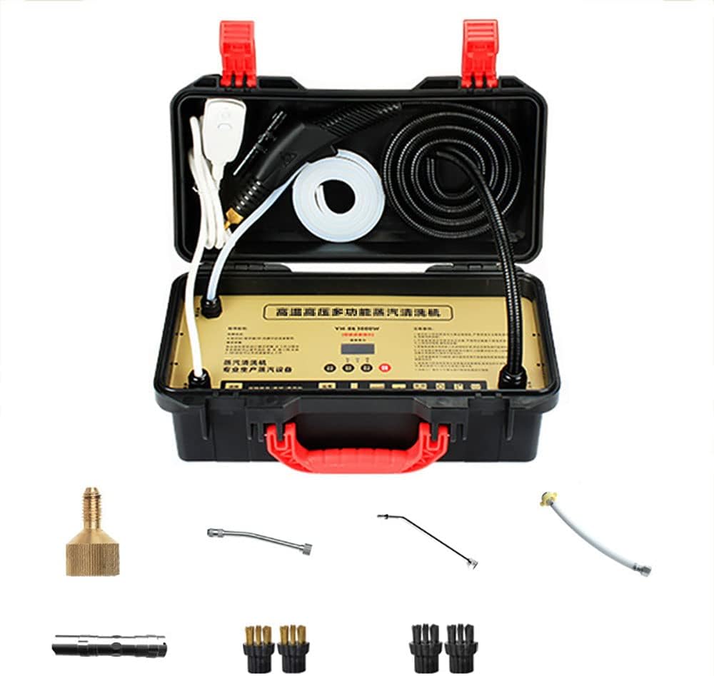 High Pressure Steam Cleaner,Handheld Steam Cleaning Tool with High Pressure Wash Function,High Steam Cleaning Machine for Kitchen, Furniture Car 110V