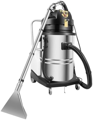 3 in 1 Carpet Cleaning Machine, Commercial Upholstery Extractor & Wet Dry Vacuum Cleaner, 60L Deep Cleaner for Sofa, Carpet & Curtains, Powerful & Efficient