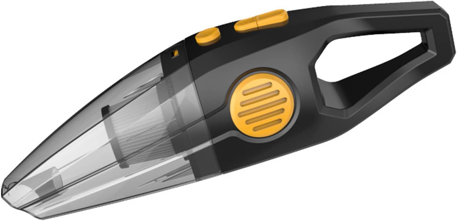 Wireless Car Vacuum Cleaner Portable Foldable Vehicle Home Mini Handheld Vacuum Strong Suction Cordless Cleaner for Car Interior, Home, Office,Black