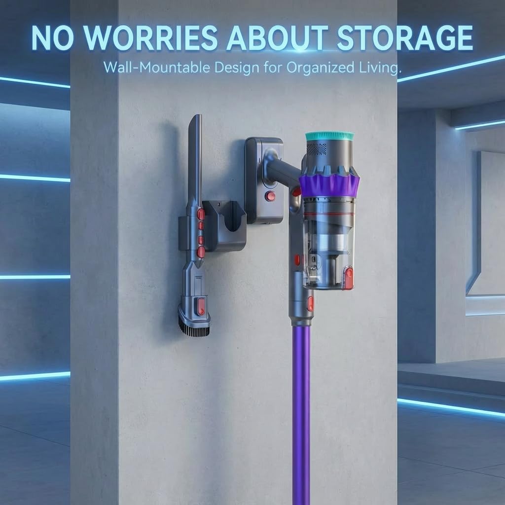 Cordless Vacuum Cleaner, 550W 48kPa 60 Mins Runtime Vacuum Cleaners for Home, Stick Vacuum with Intelligent Display, Rechargeable Battery and Anti-Tangle Brush, Perfect for Pet Hair/Carpet/Floors