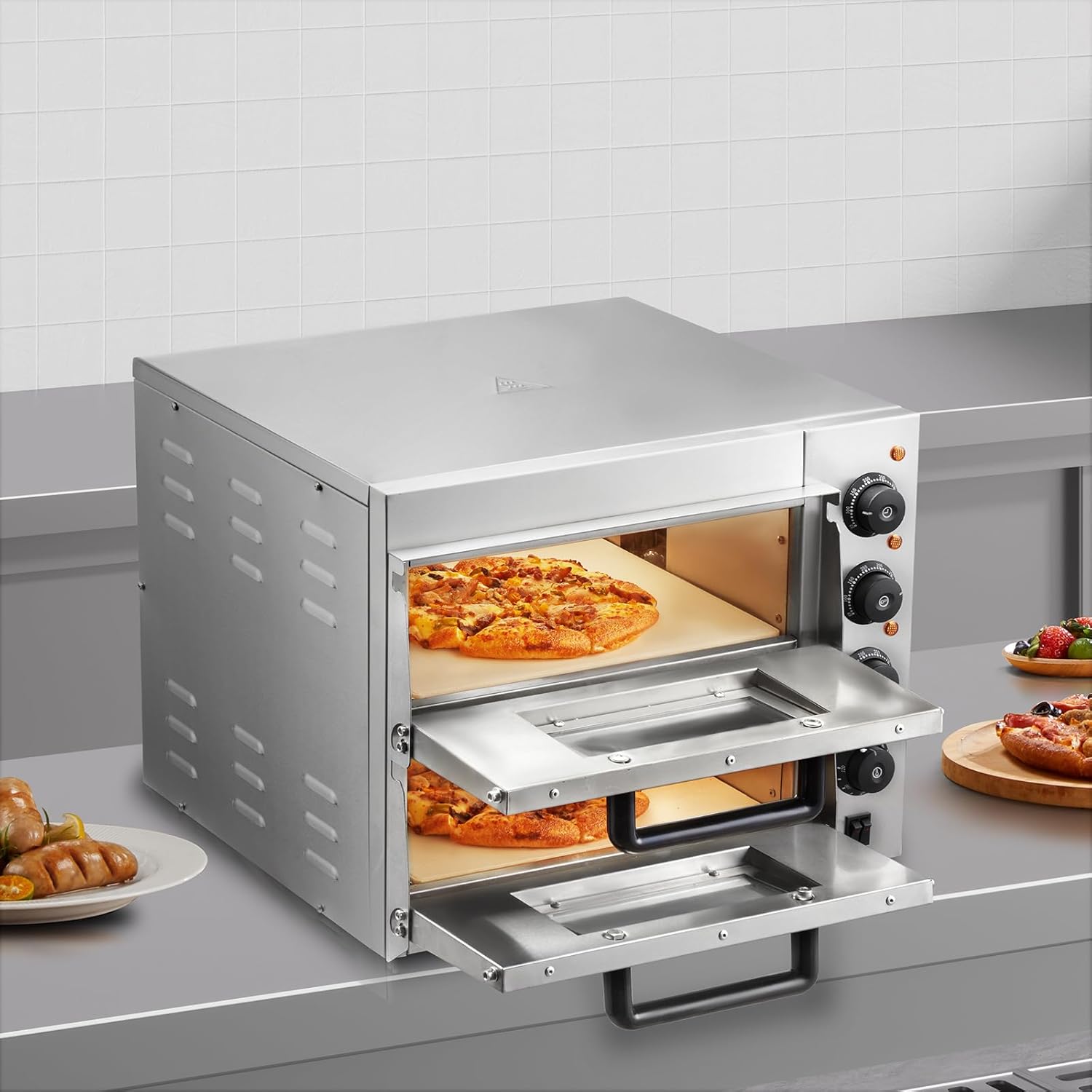 VEVOR Commercial Pizza Oven Countertop, 14
