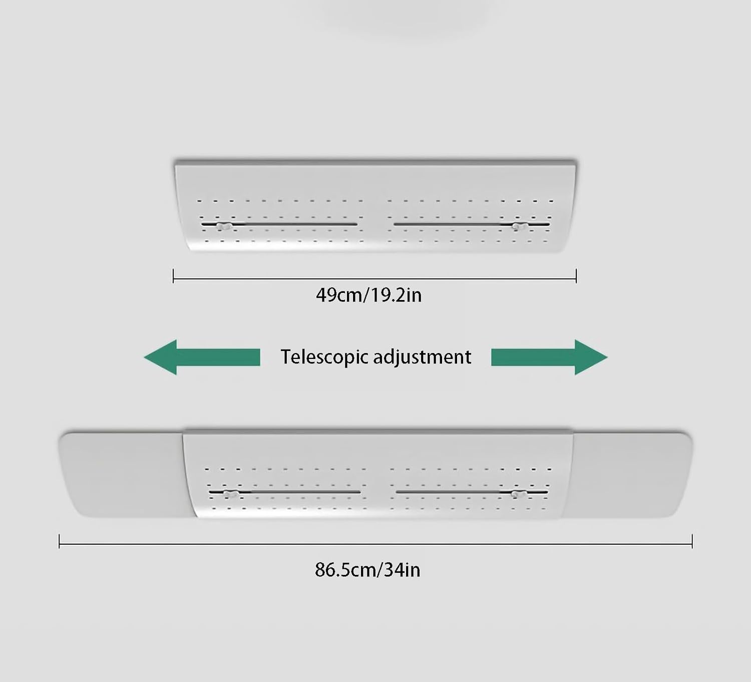 Central air Conditioning Deflector 4 pcs for Schools Offices Hotels Restaurants Hospitals Air Conditioner Adjustable Wind Deflector Baffle