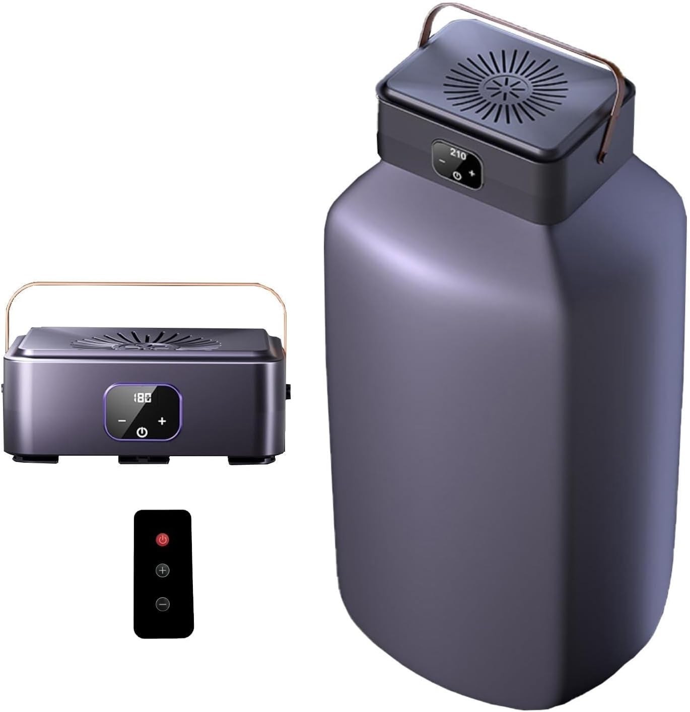 Portable Clothes Dryer Machine for Laundry Apartments and Travelling Hotel Room Touch Screen & Remote Control(Purple)