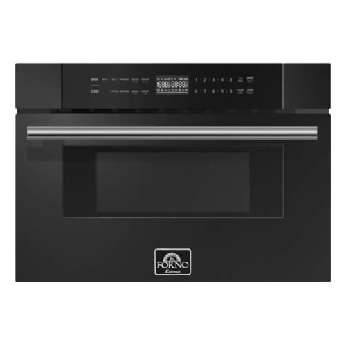 FORNO Capoliveri Espresso Black 30 Inch 1000 Watts Microwave Drawer 1.2 cu.ft.