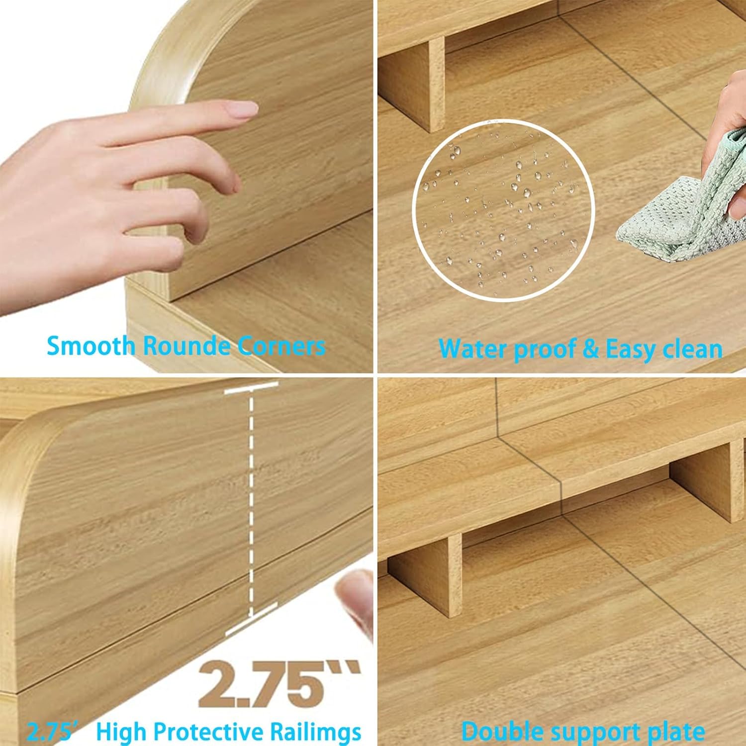 2-Tier Washer Dryer Countertop with Non-Slip Pads Laundry, Laundry Countertop Cover, 54