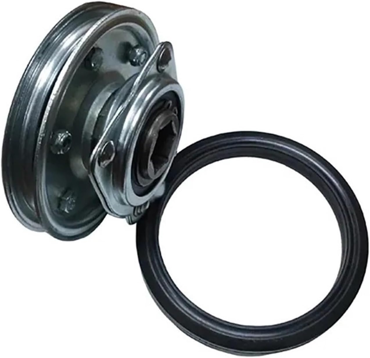 Rubber Ring Friction Wheel Friction Disc Plate for Walk-Behind Snowplow Snow Blower Accessories(Friction Wheel)