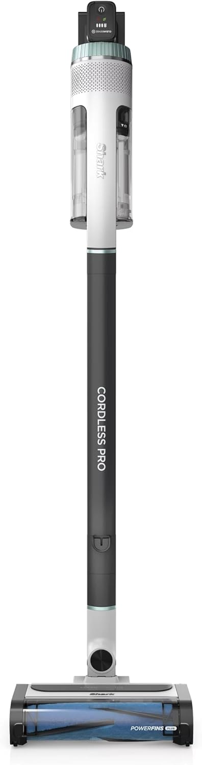 Shark IZ540H Pro Cordless Vacuum (Renewed) with Clean Sense IQ, Anti-Allergen Complete Seal with HEPA Filtration, PowerFins Plus Brushroll, Up to 40 Minute Runtime, Includes Crevice Tool, Mojito