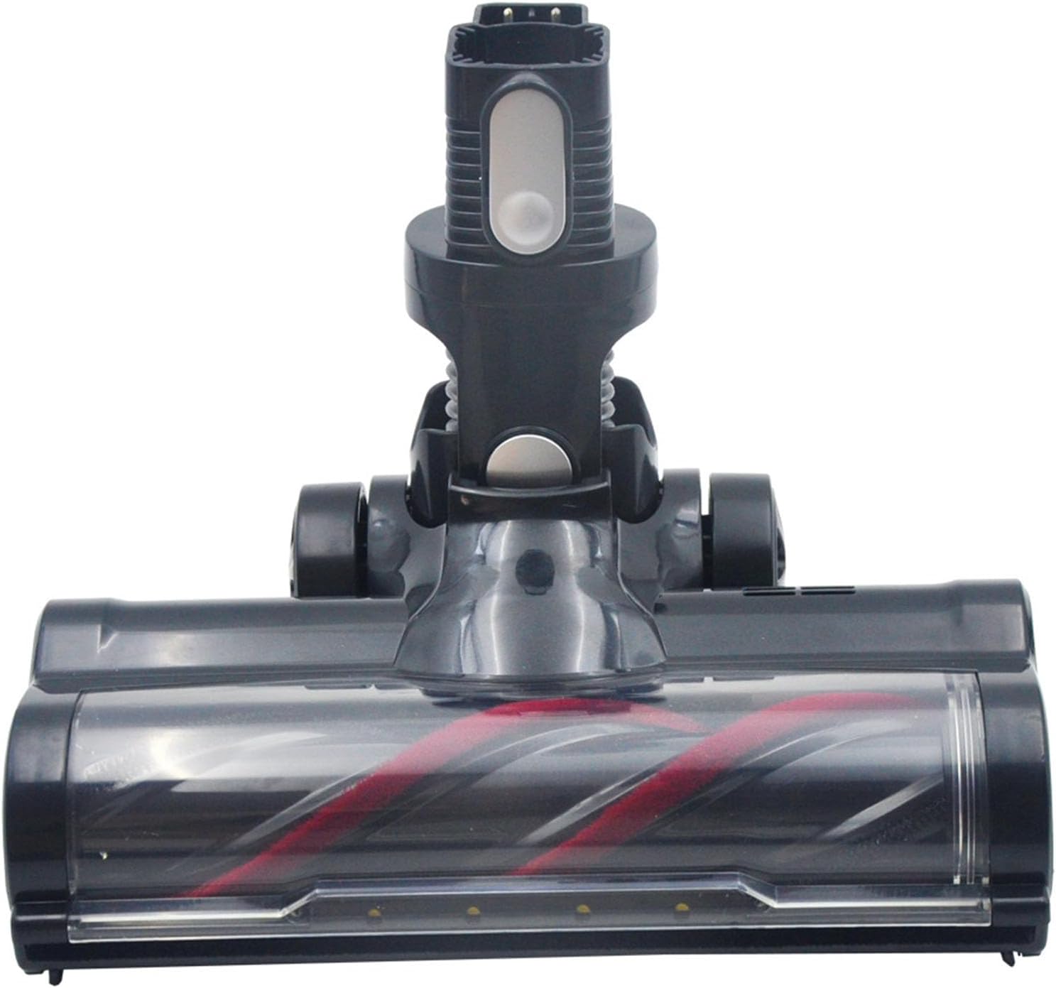 Ergonomic Vacuum Brush Head for Pet Hair Removal Carpet and Hard Floor Assembly Replacement Accessories Flexible Corner