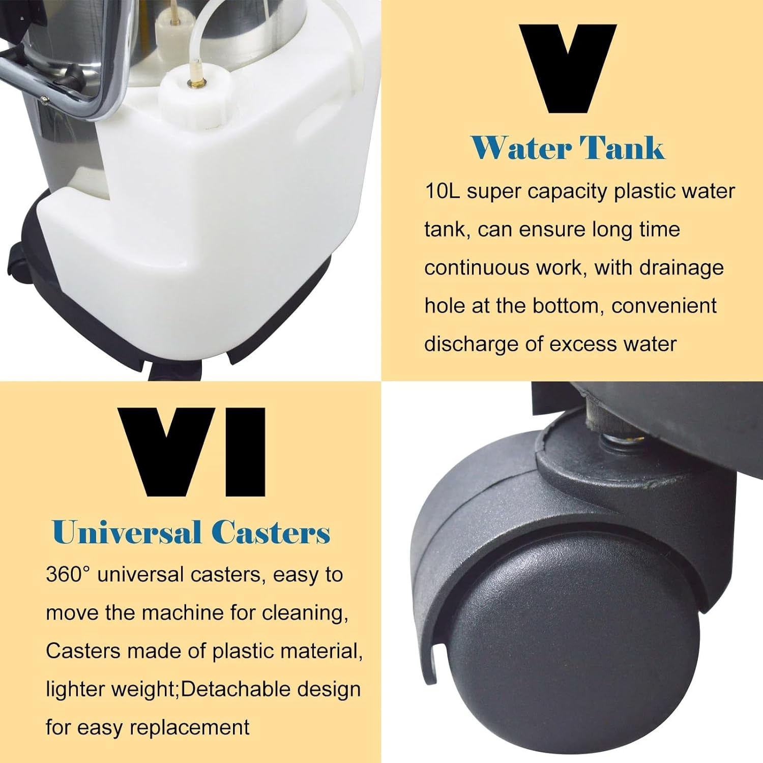 Professional 3-in-1 Carpet Steam Cleaner - Heavy-Duty Wet & Dry Machine for Hotels & Offices, 20L/40L/60L/80L, Deep Cleaning Solution (80L)