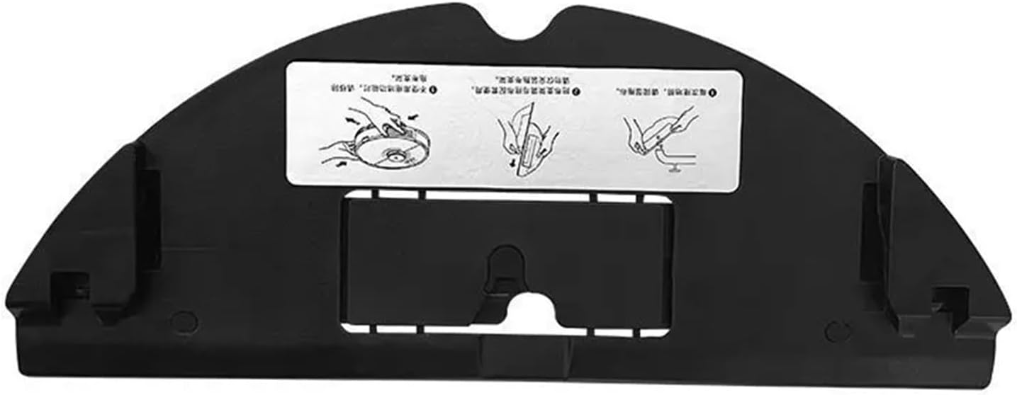 Mop Bracket Replacement Accessories, Compatible for Roborock S7 T7S Plus, Robot Vacuum Cleaner Water Tank Tray Support Plate, 1Black and 1White