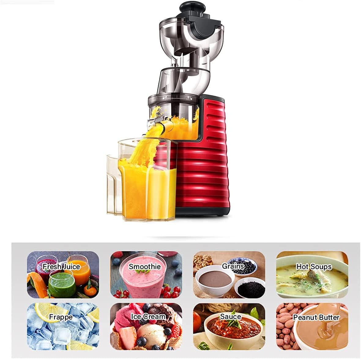 Machine, Fully Automatic Orange Juice Squeezer, Slow Electric Smoothie Blender, Stirring Soy Milk, Soy Milk Grinder, Household Desktop