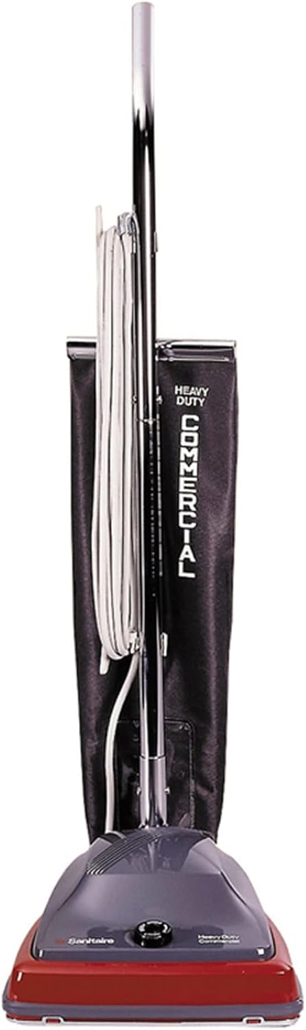 Sanitaire EUKSC679J Commercial Shake Out Bag Upright Vacuum Cleaner with 5 Amp Motor, 12