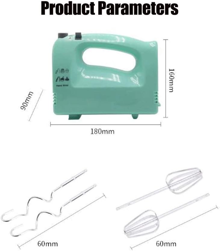 Cream Mixer, Small Kitchen Appliances 5-Speed Adjustable Eggbeater, Household Handheld High-Power Eggbeater