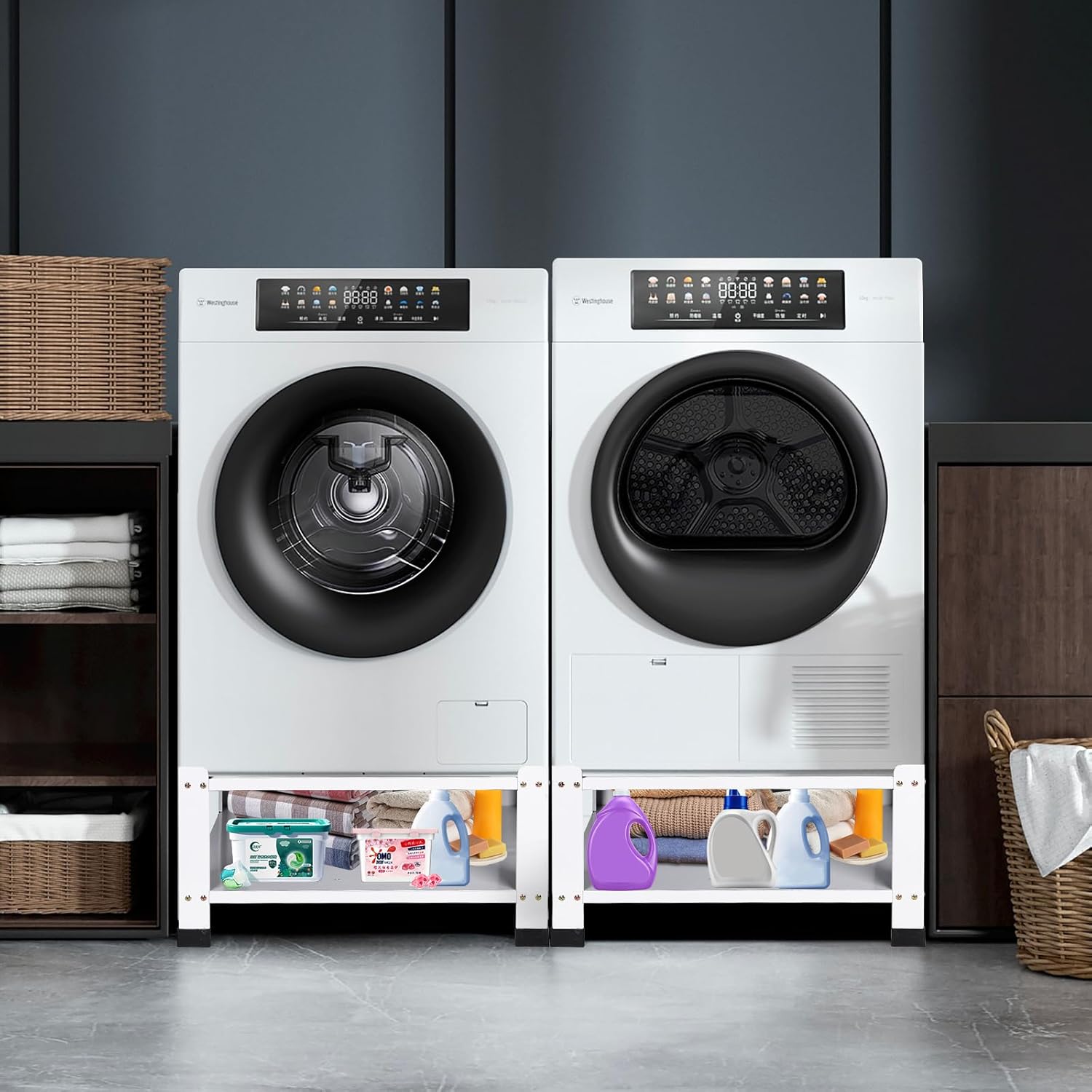 2 Pack Laundry Pedestal 28