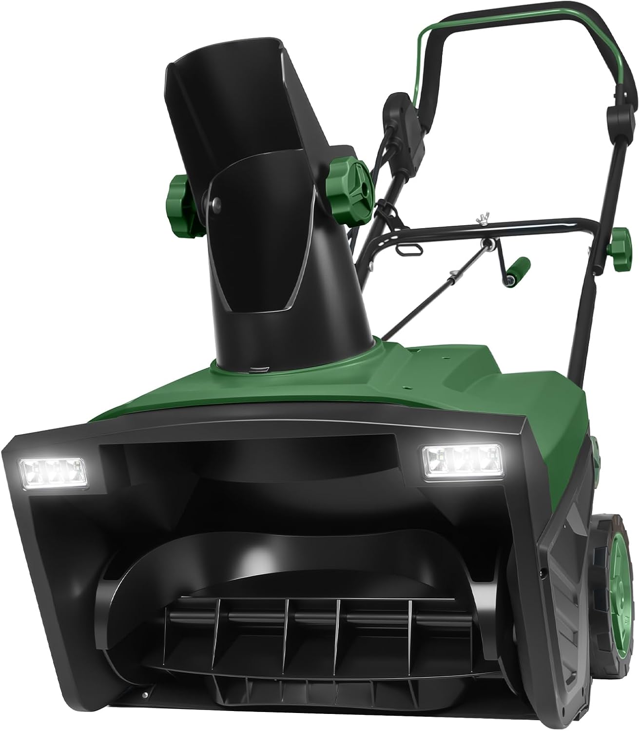 Prostormer 20-Inch Corded Electric Snow Blower, 15-Amp Motor, 30ft Throw Distance, 180° Chute Rotation & LED Light, Clears Driveways & Sidewalks Effortlessly
