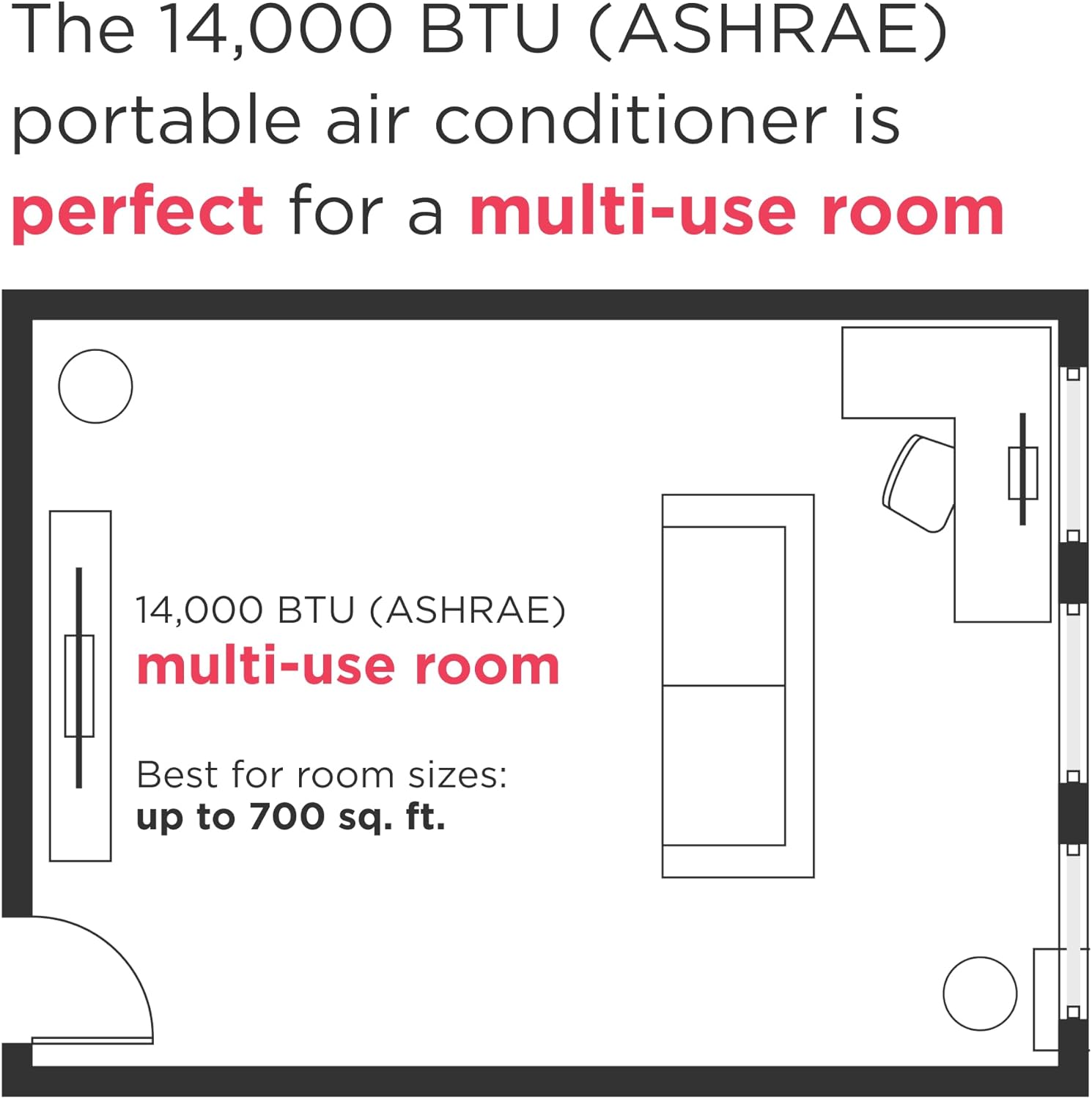 Frigidaire 14k Heat/Cool Portable w/Wifi