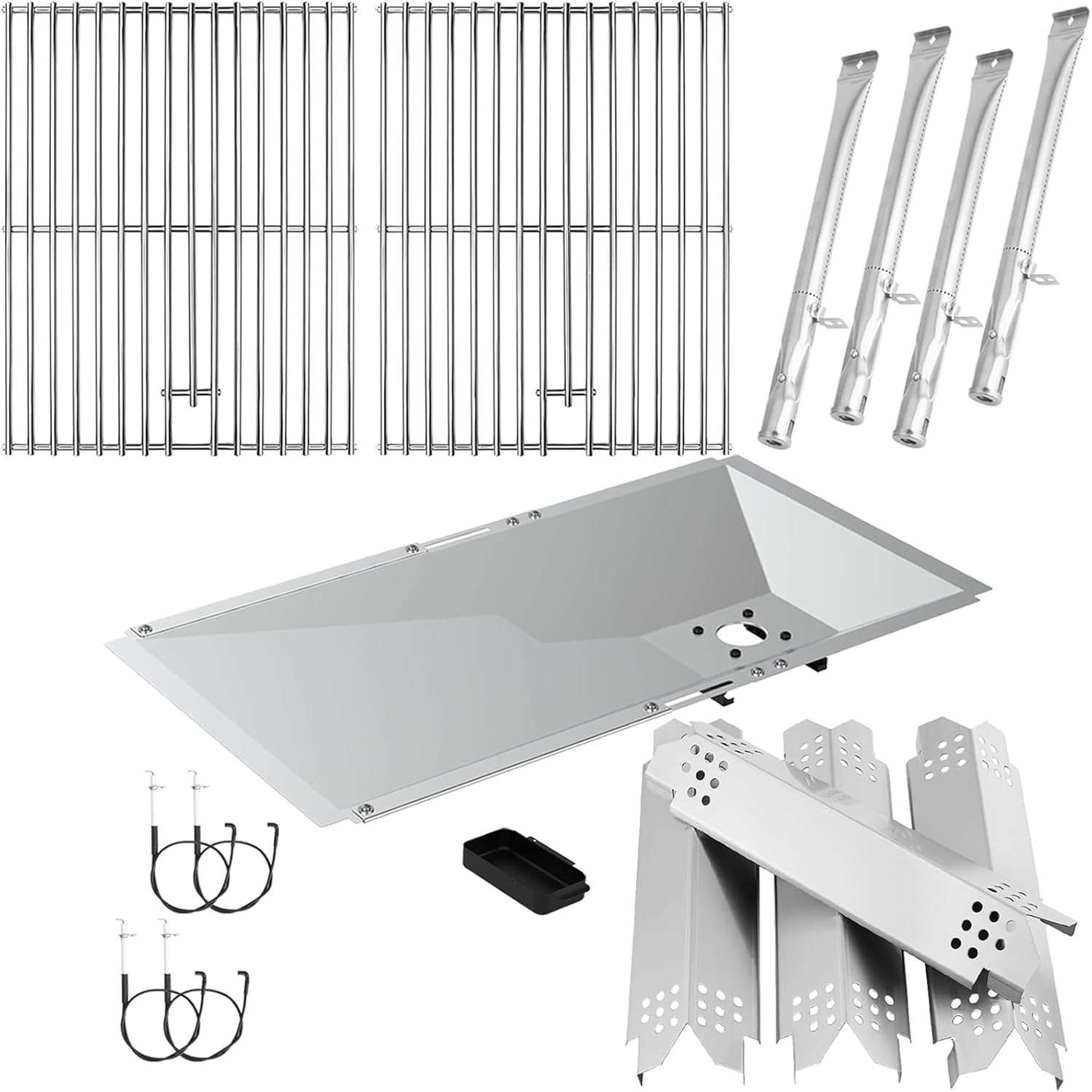 Replacement Parts Kit for Nexgrill 4 Burner 720-0830X, Grill Grate Kit for Nexgrill Replacement Parts 4 Burner