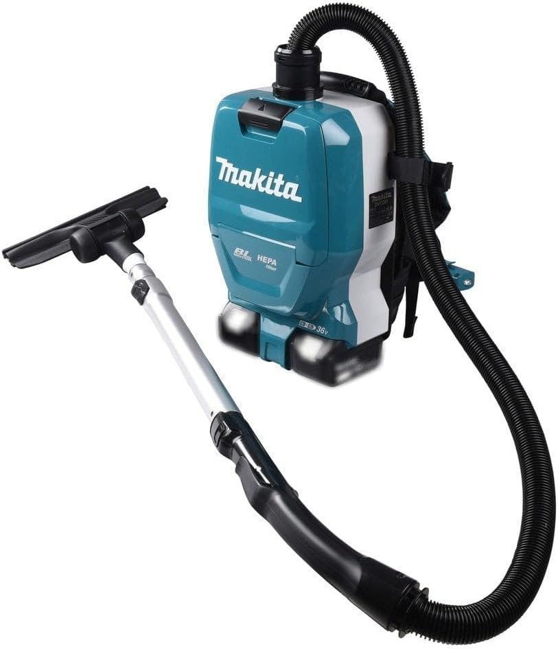 Makita DVC261Z Backpack Vacuum Cleaner BL 18 V x 2 Lxt, No Picker/Battery and Charger, Multi-Colour