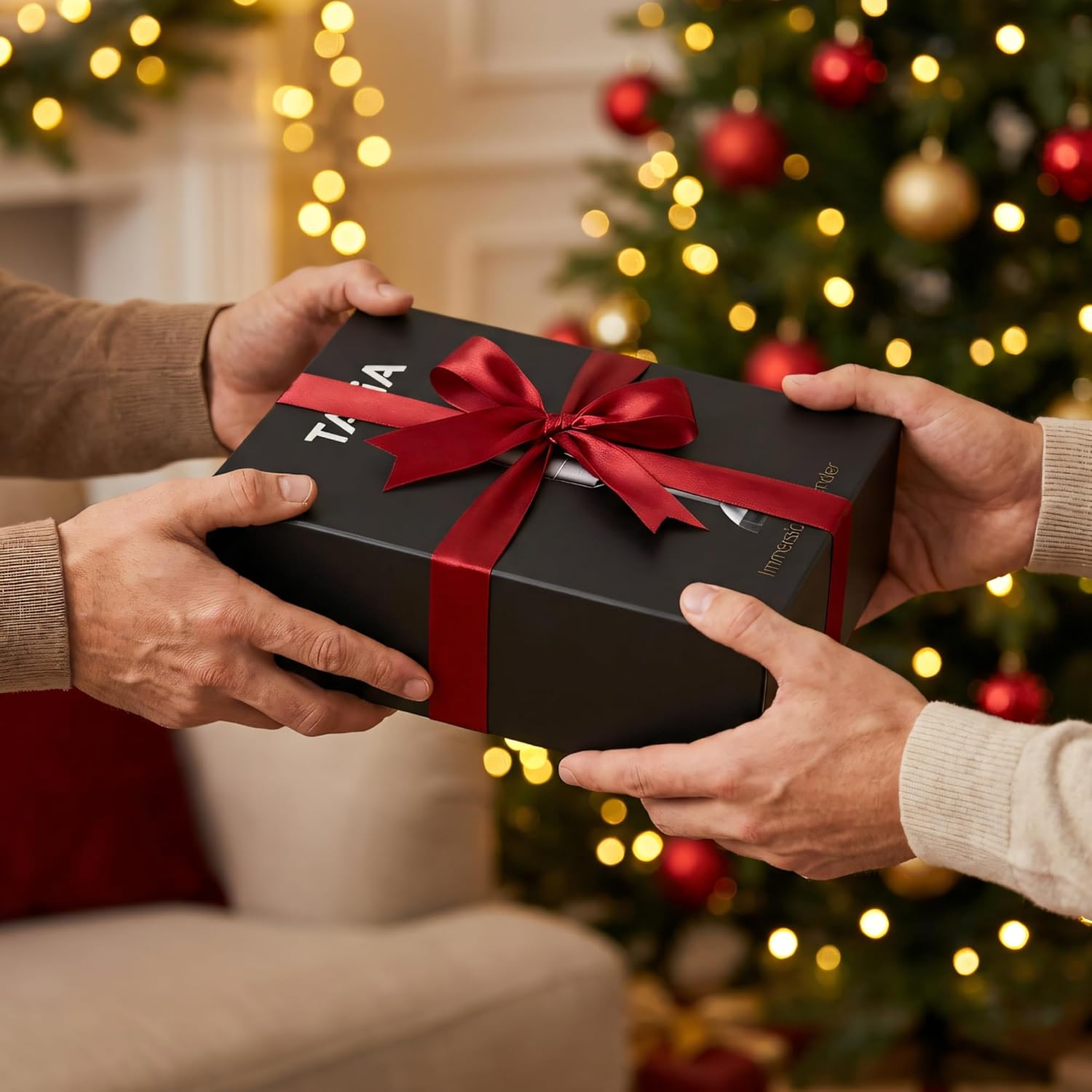 TALIA Immersion Hand Blender with Gift Box, Stainless Steel Stick Blender, Variable Speed & Turbo, Dishwasher-Safe, Anti-Splash, for Smoothies, Soups, Baby Food, Puree & Shakes