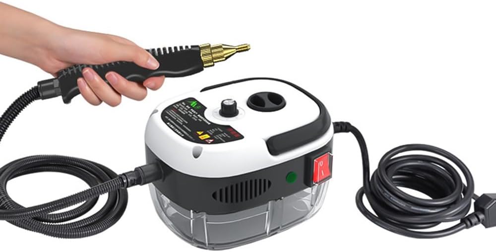 YUEWO Steam Cleaner 2500W High Pressure Steamer for Cleaning Handheld Steam Cleaner Portable for Home Use for Kitchen, Bathroom, Home Appliances