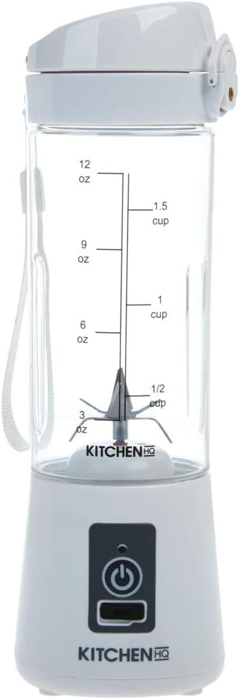 Kitchen HQ Portable Blender with USB and 12 oz. Jar (Renewed)