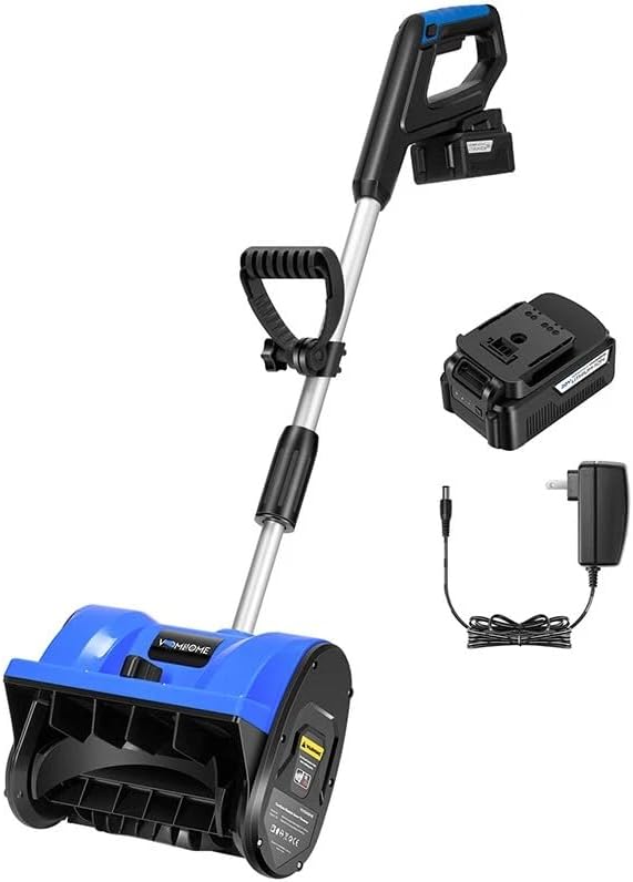 12'' Cordless Snow Shovel 20V Battery Powered Electric Snow Blower 4.0Ah Battery New Genuine