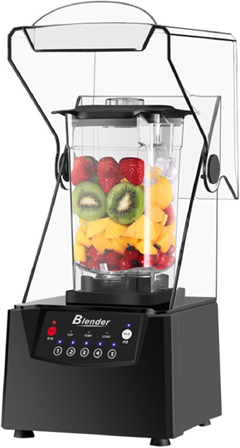 Professional Commercial Blender 2200W 70 OZ Quiet Blender Pure Copper Motor Commercial Smoothies, Drinks, Self-Cleaning,110V