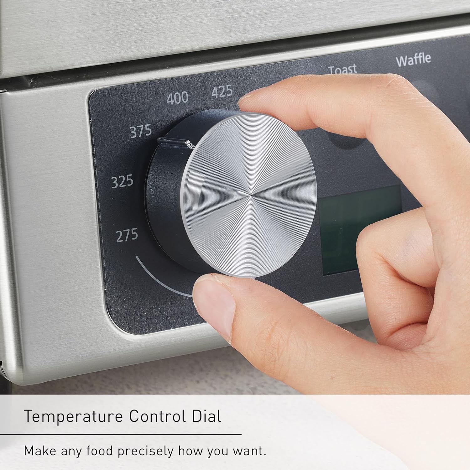 Panasonic FlashXpress Toaster Oven Countertop, Compact 4 Slice Toaster Oven w/Double Infrared Heating, PFAS-free, 6 Auto Cook Options & Precise Temperature Control, 1300W - NB-G200P (Stainless Steel)