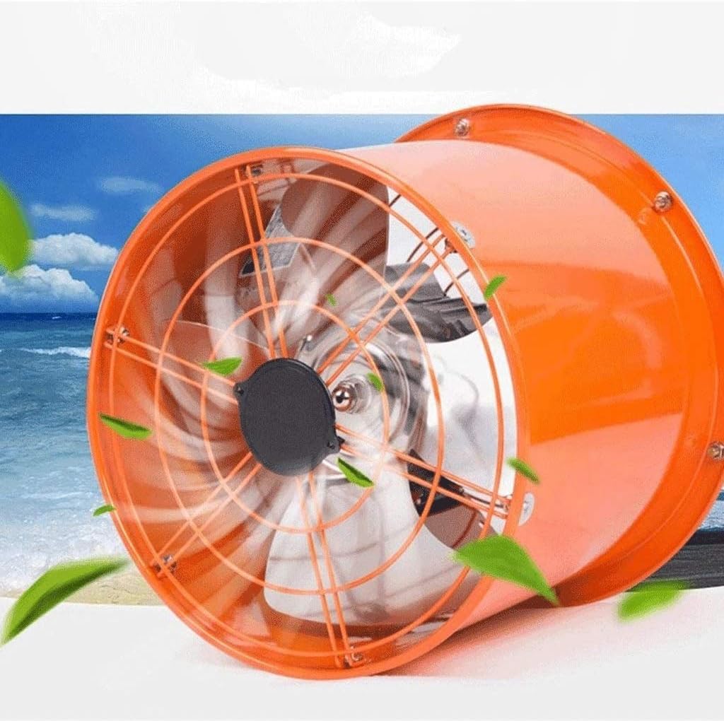 Quiet Inline Duct Fan, Pre,Wired, for Heating, Cooling, Ventilation, Airflow Booster, Hydroponics, Grow Tents