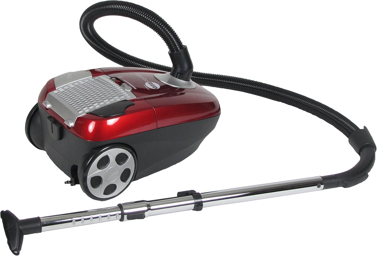 Atrix - Turbo Red HC1-AMZ Canister Vacuum with 6 Quart HEPA Filter and Variable Speed Motor