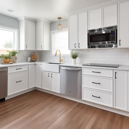 Solid Wood RTA Wall Microwave Cabinet with Open Shelves – Shaker Style, Space-Saving Kitchen Pantry Storage, Durable and Versatile Wall-Mounted Organizer (NT-Origami White, 30