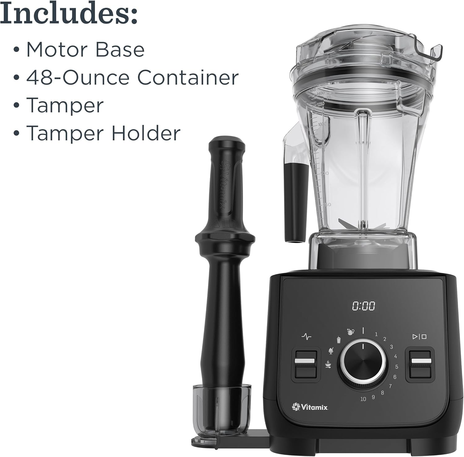 Vitamix Ascent X2 Blender with Three Blending Programs, Self-Cleaning Program, Professional-Grade Blender for Smoothies, Soups and More, Stainless-Steel Blades, 48 Oz Container, Midnight Blue