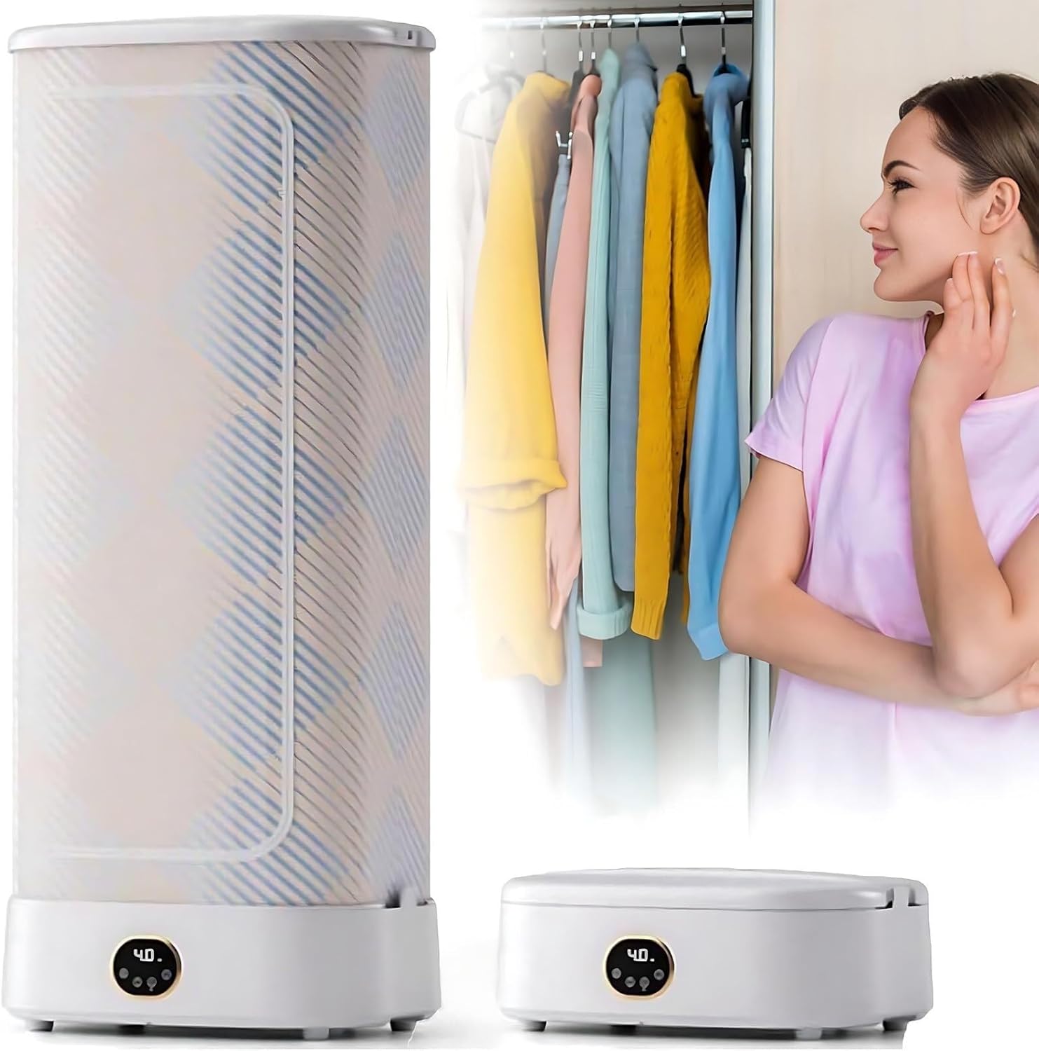 Steam Ironing Machine, 360° Hot Air Circulation, Intelligent, And Dry Clothes, Automatic Garment Care System To Steam