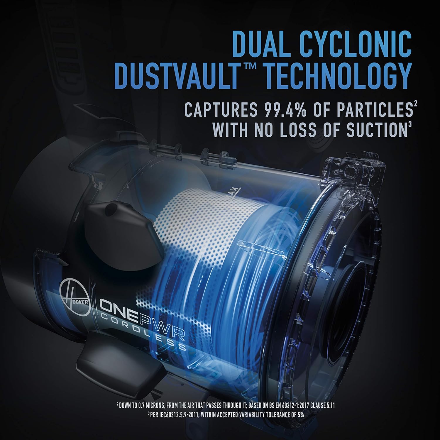 Hoover ONEPWR Blade MAX AutoVac Handheld Vacuum Cleaner, Powerful Suction, Lightweight and Cordless, DustVault Technology, Includes Multi-Surface Tool Kit, Portable Vacuum Cleaner