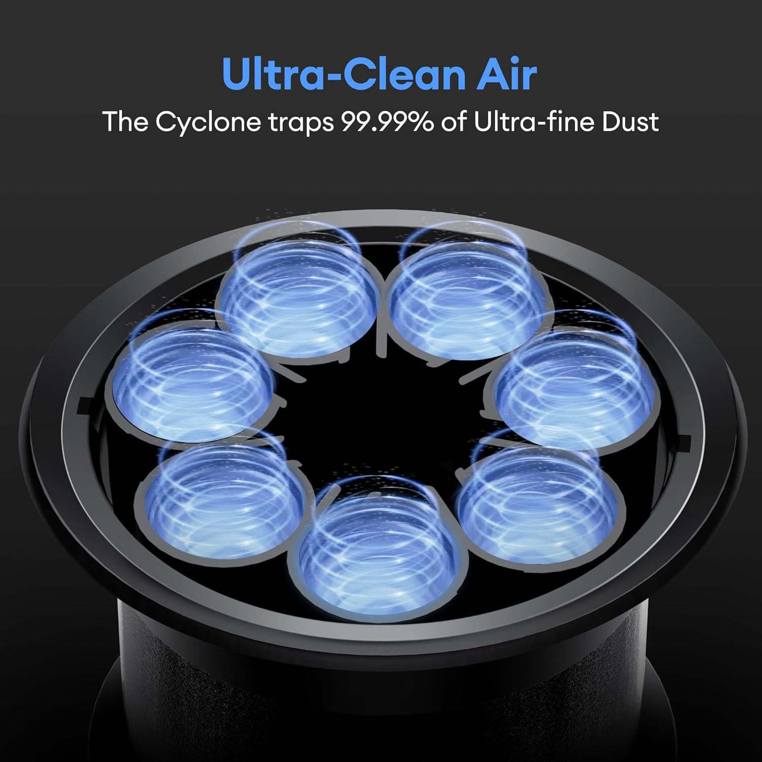 Ultenic Cordless Vacuum Cleaner, 45KPa 500W Motor Stick Vacuum Rechargable,Green Light for Dust Detection, Self Standing Design with 1.5L Dust Cup, Stick Vacuum for Home, Pet Hair, Hardwood Floors