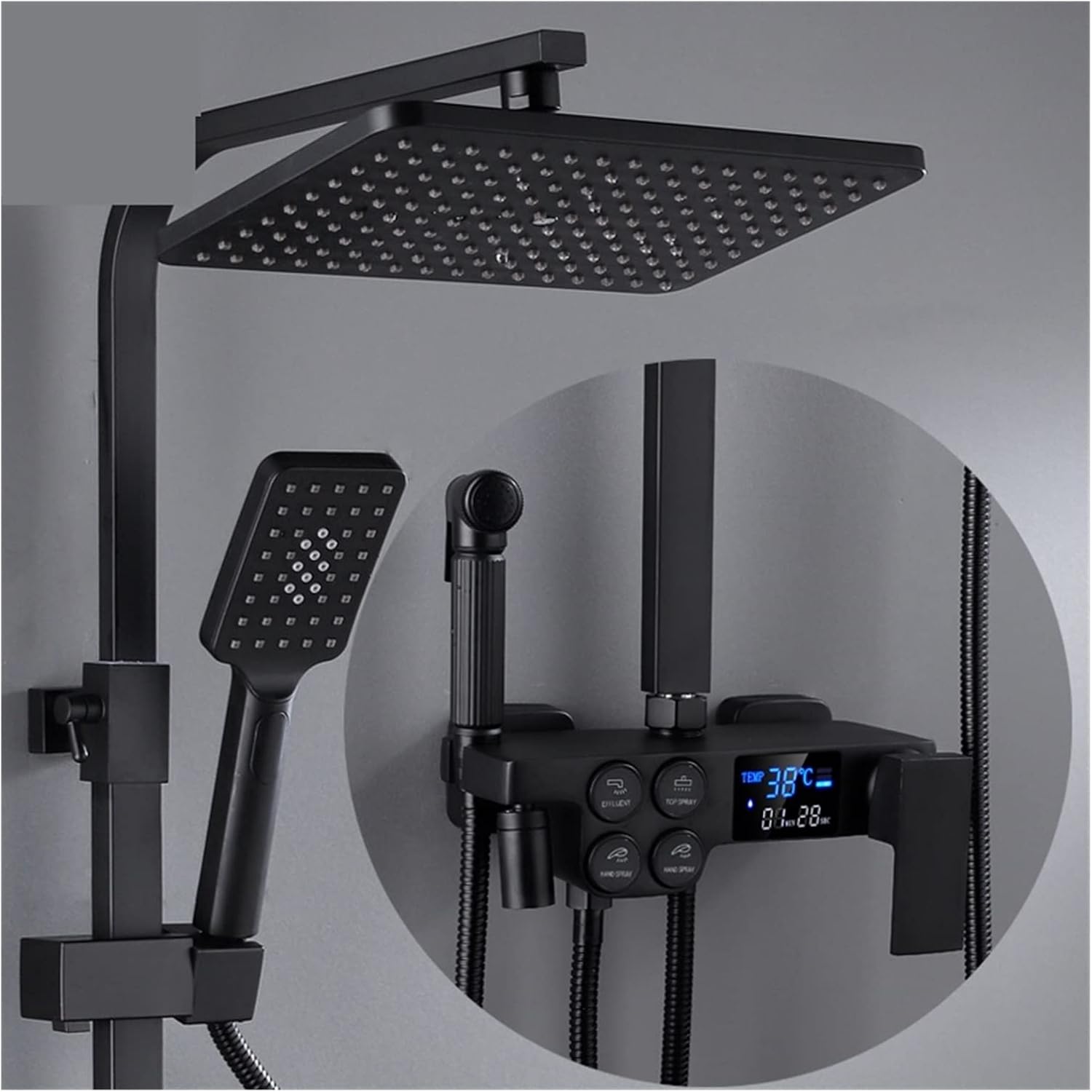 steam mop Steam Cleaner Mop Electric Handheld Household High Temperature Cleaner Sweep Machine for Floor Cleaning Mop steam Cleaner (Color : with 4 Mop Cloth Size : Medium) (4 Ways G002)