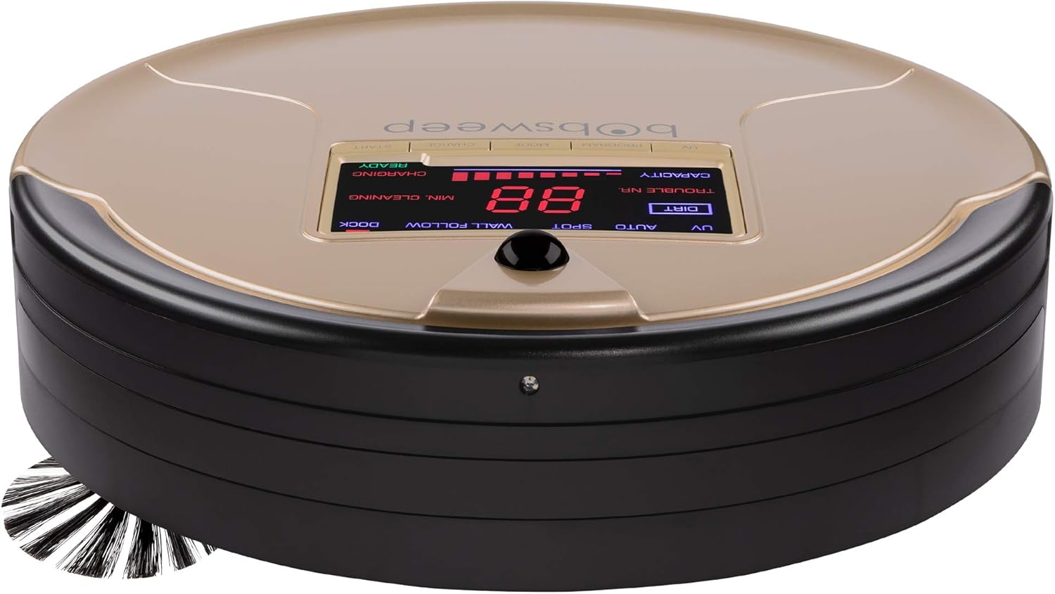 bObsweep PetHair Robot Vacuum Cleaner and Mop, Champagne