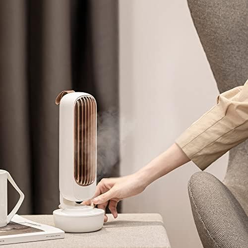 Mini Air Conditioner, Portable Evaporative Air Cooler, 6H Timer, 3 Speeds, Multi-Function Humidifier Purifier for Bedroom Office (Color : Pink)