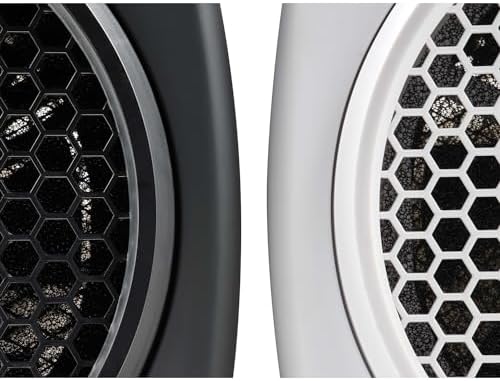 LightAir LAMINIBL3 Black Cellflow Compact Tabletop, Quiet and Portable Mini Air Purifier for Bedroom, Bathroom, Living 210 Sq.Ft, Removes Airborne Viruses, Mold, Smoke & Dust, Rooms up to 215sq ft