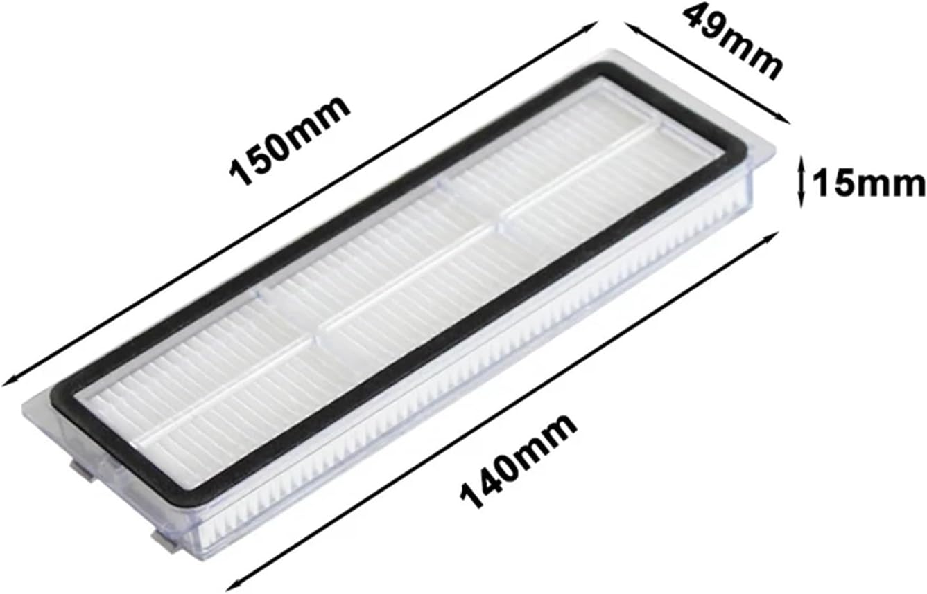 AgaShi Self-Cleaning Robot Vacuum and Mop Cleaner Spare Parts Accessories Washable Hepa Filter Replacement，Compatible for Dreame Bot W10 W10pro (Color : As shown-05)