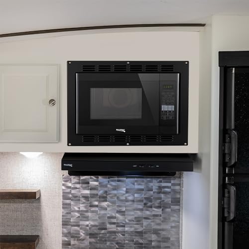 RecPro RV Convection Microwave 1.1 cu. ft. | 120V | Microwave | Appliances | Direct Replacement for High Pointe and Greystone (Black)