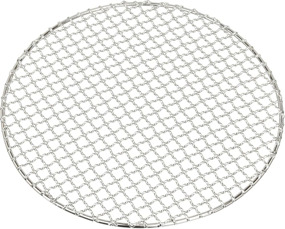 Endoshoji DTH06030 Grilling Grate, Commercial Use, Crimp Grate, Round, 11.8 inches (30 cm), 18-8 Stainless Steel, Made in Japan