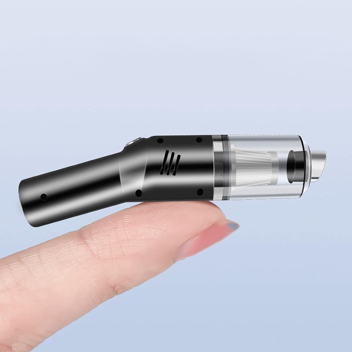 Vacuum Cleaner Handheld Car Vacuum Cleaner for Home Portable Vacuum Cleaner for Car Dry Cleaning (Color : Black)