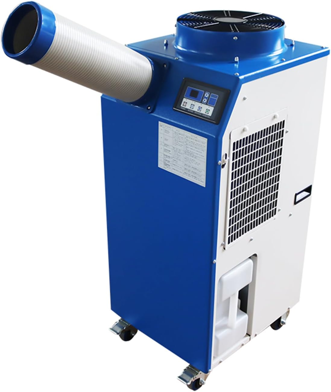 INTSUPERMAI Commercial Mobile Industrial Air Conditioners Spot Cooler Air Conditioner Workshop Post Cooling Mobile Air Conditioners Mobile Cooling Air Conditioner Single Outlet 220V 480m³/h