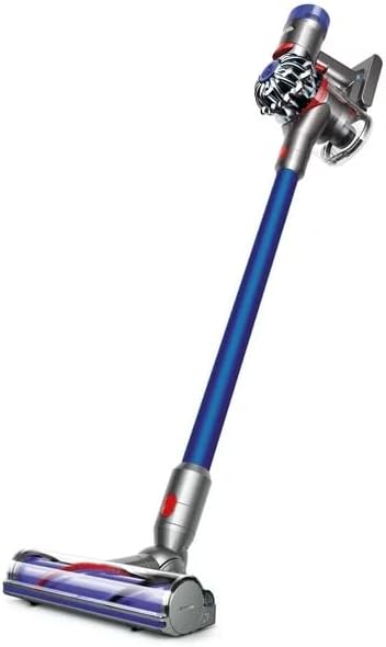 Dyson V8 Motorhead Extra Cordless Stick Vacuum Cleaner, for Home, Powerful Suction, Ergonomic Handle, Cordless, Built-in Battery, Lightweight, Height Adjustable, Machine Filtration-Blue (Renewed)