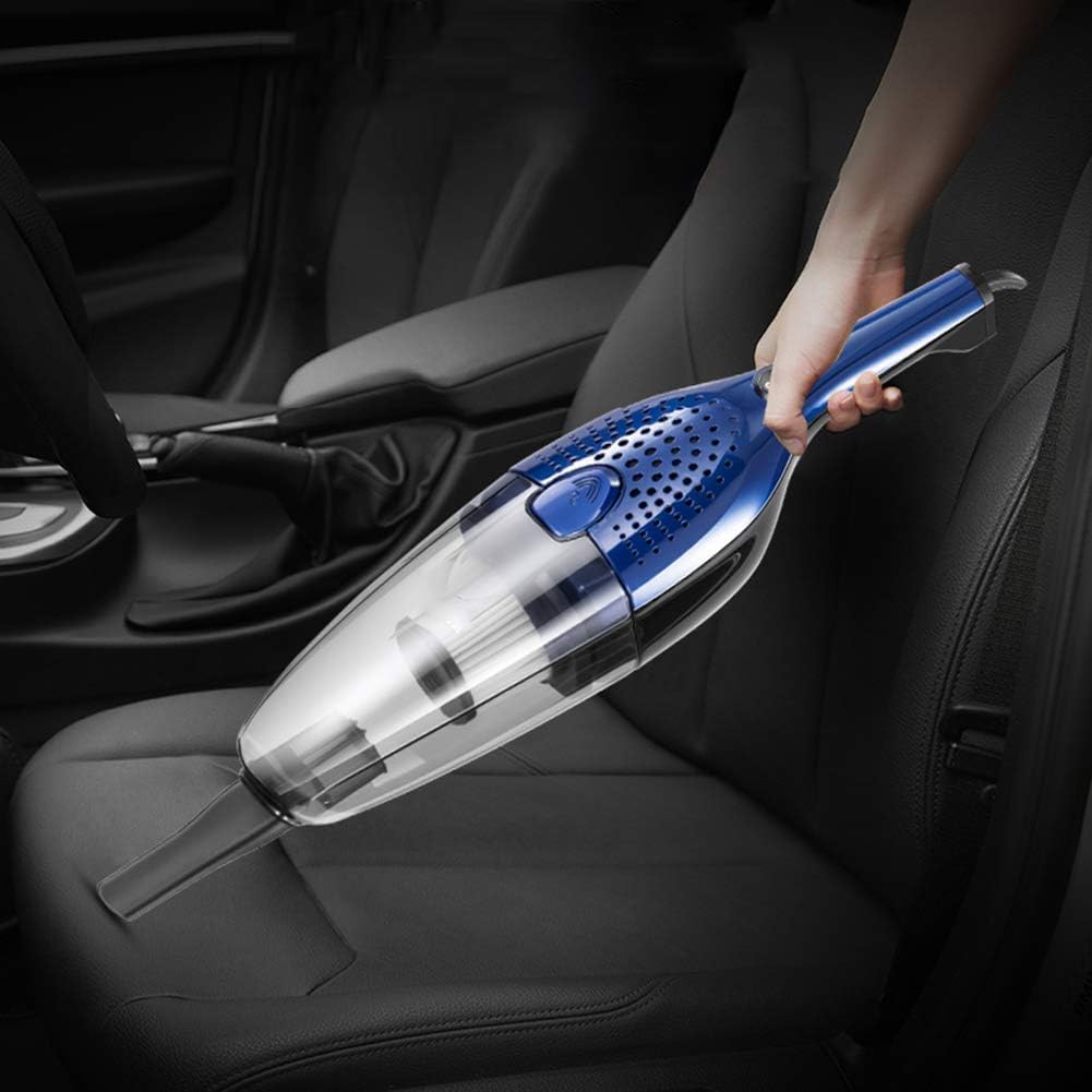 Handheld Vacuum Clean,Upright Vacuum Cleaner Cordless Vacuum Cleaner 2 in 1 Handheld Stick Vacuum, 100W Rating Power with Rechargeable Li-Ion Battery, Low-Noise, Stick Handheld Vacuum Cleaner, for Car