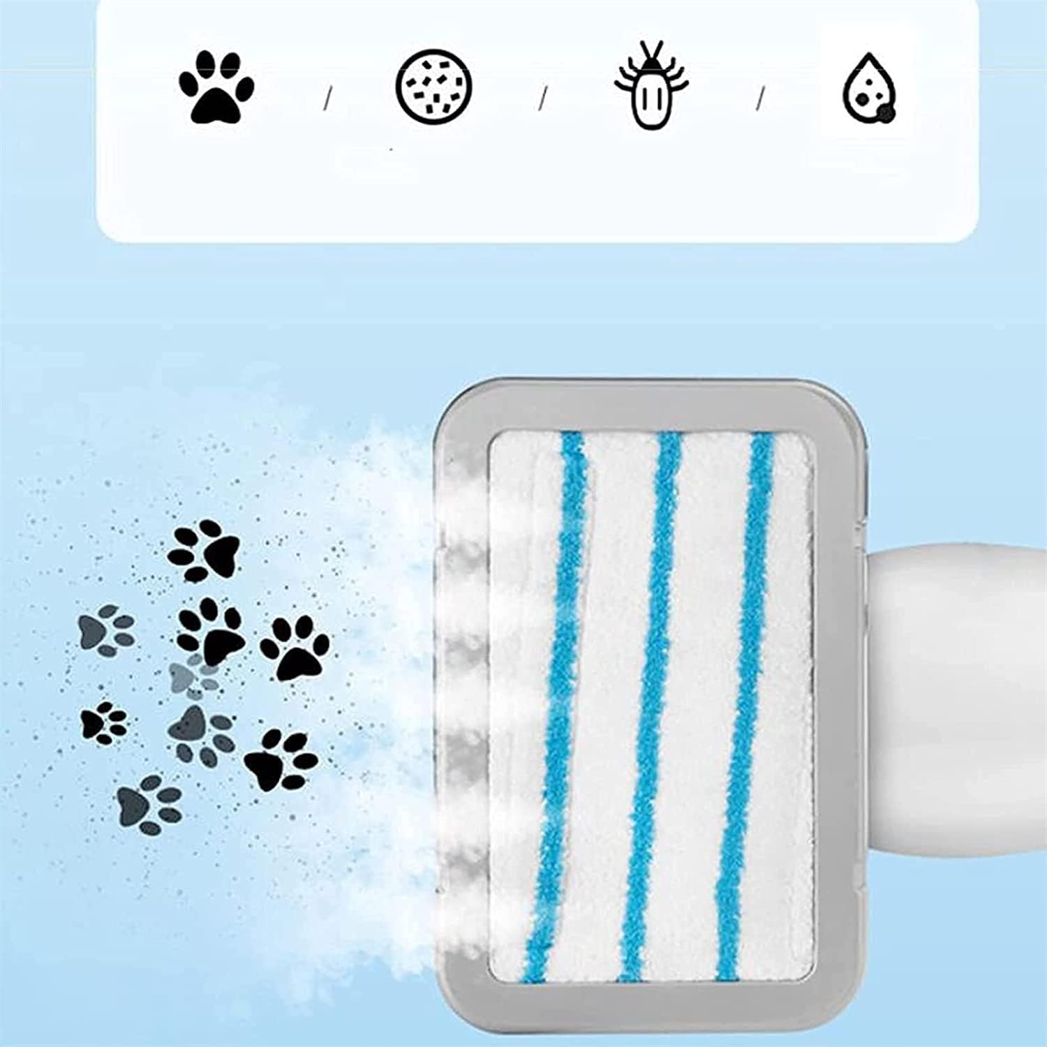 Steam Mop, Professional Floor Steamer Cleaner, Handheld Steam Cleaner for Hardwood Grout Tile Deep Cleaning, 16Ft Long Power Cord, 300ml Water Tank