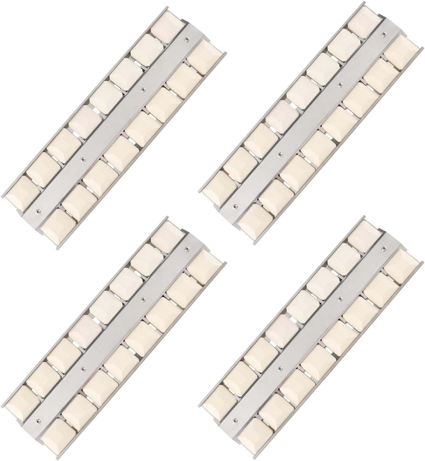 304 Stainless Steel Grill Briquette Tray Replacement for Viking VGBQ54224, VGBQ55424, VGIQ542241NSS, VGIQ54224NSS, VGBQ33002RENS, VGBQ33603RESS, 032370 Grill Replacement Parts for Viking (4 Packs)