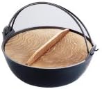 Goshin QIN09036 Aluminum Teflon Jumbo Country Pot (Fluorine Treated Black) 14.2 inches (36 cm)