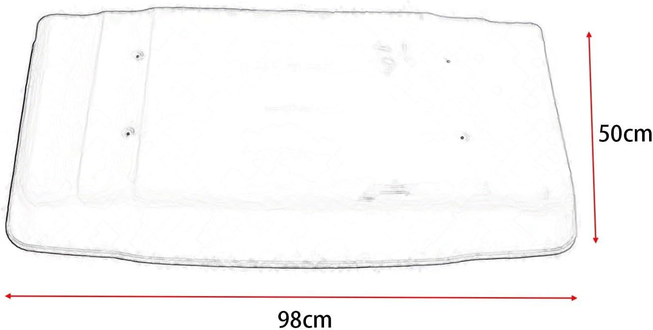 Generic Thicken Air Conditioner Outer Cover Protection Outdoor Dustproof Protective Cover, Easy To Install, For Outdoor Air Conditioning, Dust And Rainproof ( Color : White , Size : 98*50*7CM_D )